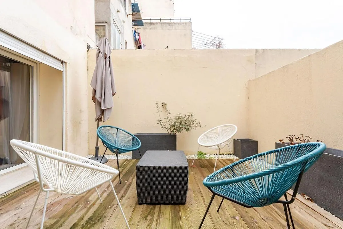 Apartamento Loft With Terrace Near Gare Saint Charles Marsella